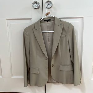 Theory fit and flare suit jacket